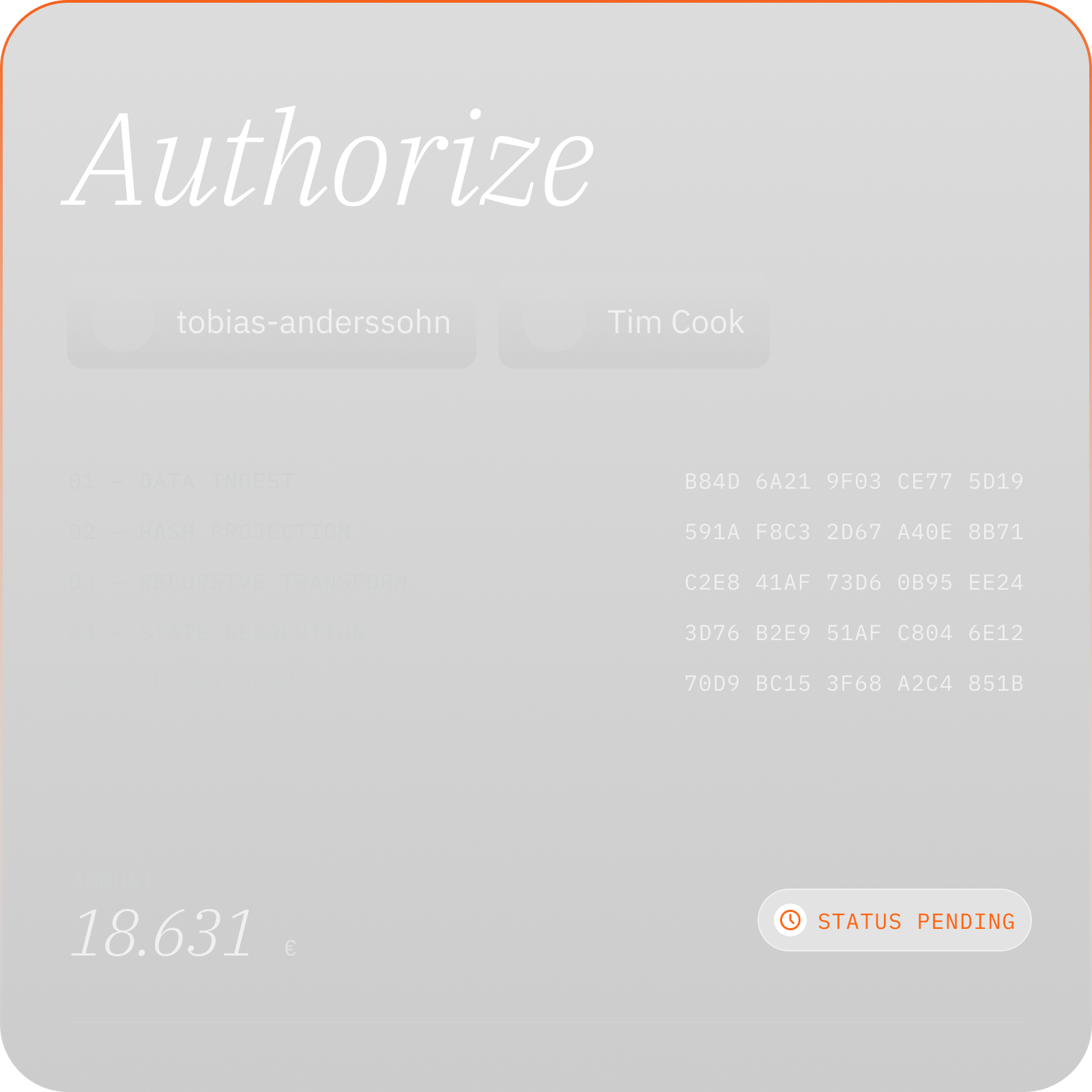 Authorize